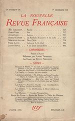 Télécharger le livre :  La Nouvelle Revue Française N' 195 (Décembre 1929)