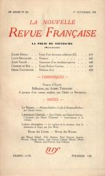 Télécharger le livre :  La Nouvelle Revue Française N' 206 (Novembre 1930)