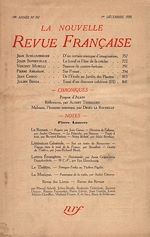 Télécharger le livre :  La Nouvelle Revue Française N' 207 (Décembre 1930)