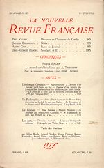 Télécharger le livre :  La Nouvelle Revue Française N° 225 (Juin 1932)