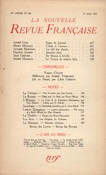 Télécharger le livre :  La Nouvelle Revue Française N° 260 (Mai 1935)