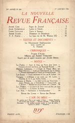 Télécharger le livre :  La Nouvelle Revue Française N° 268 (Janvier 1936)
