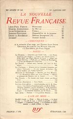 Télécharger le livre :  La Nouvelle Revue Française N° 280 (Janvier 1937)