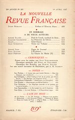 Télécharger le livre :  La Nouvelle Revue Française N° 283 (Avril 1937)