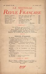 Télécharger le livre :  La Nouvelle Revue Française N° 295 (Avril 1938)