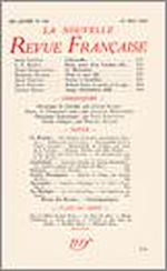 Télécharger le livre :  La Nouvelle Revue Française N' 308 (Mai 1939)