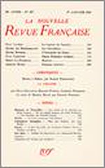 Télécharger le livre :  La Nouvelle Revue Française N' 323 (Janvier 1941)