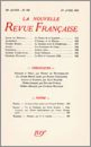 Téléchargez le livre :  La Nouvelle Revue Française N' 326 (Avril 1941)