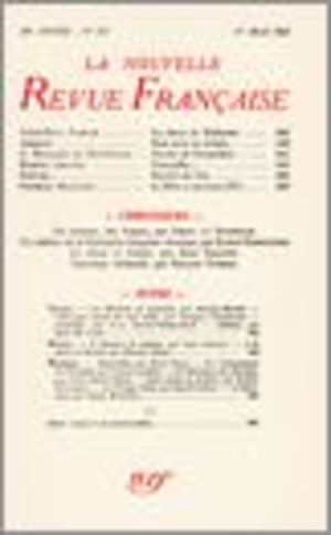 Téléchargez le livre :  La Nouvelle Revue Française N' 327 (Mai 1941)