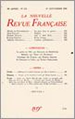 Télécharger le livre :  La Nouvelle Revue Française N' 331 (Septembre 1941)