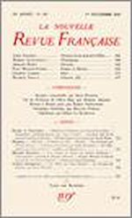 Télécharger le livre :  La Nouvelle Revue Française N' 334 (Décembre 1941)