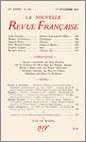 Téléchargez le livre :  La Nouvelle Revue Française N' 334 (Décembre 1941)