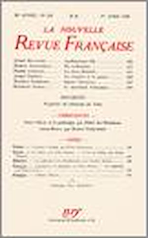 Téléchargez le livre :  La Nouvelle Revue Française N' 338 (Avril 1942)