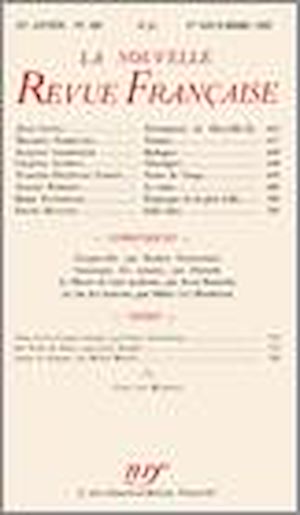 Téléchargez le livre :  La Nouvelle Revue Française N' 346 (Décembre 1942)