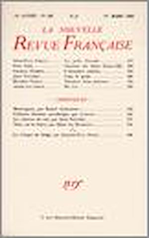 Téléchargez le livre :  La Nouvelle Revue Française N' 349 (Mars 1943)