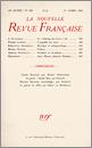 Téléchargez le livre :  La Nouvelle Revue Française N' 350 (Avril 1943)