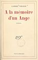 Télécharger le livre :  À la mémoire d'un ange