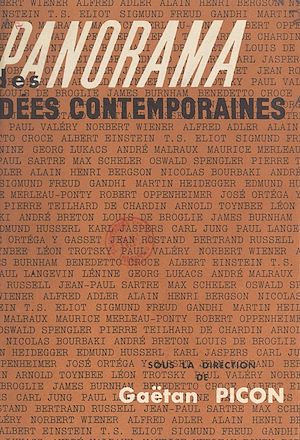 Download the eBook: Panorama des idées contemporaines