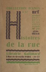 Download this eBook Histoires de la rue