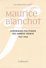 Download this eBook Chroniques politiques des années trente (1931-1940)