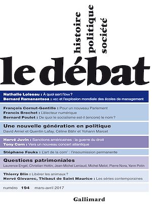 Téléchargez le livre :  Le Débat N° 194 (Mars - avril 2017)