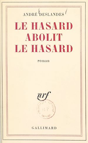 Téléchargez le livre :  Le hasard abolit le hasard