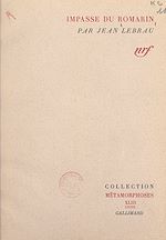 Download this eBook Impasse du Romarin