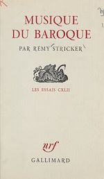 Download this eBook Musique du baroque