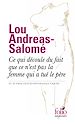 Télécharger le livre :  Ce qui découle du fait que ce n'est pas la femme qui a tué le père et autres textes psychanalytiques