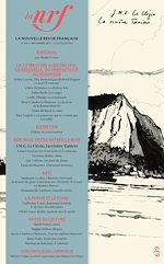 Télécharger le livre :  La Nouvelle Revue Française N° 639