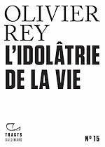 Télécharger le livre :  Tracts (N°15) - Idolatrie de la vie