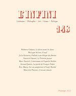 Télécharger le livre :  L'Infini N° 148