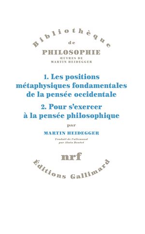 Download the eBook: 1. Les positions métaphysiques fondamentales de la pensée occidentale. 2. Pour s'exercer à la pensée philosophique.