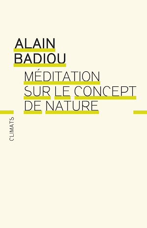 Téléchargez le livre :  Méditation sur le concept de nature