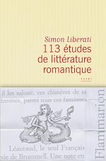 Télécharger le livre :  113 études de littérature romantique