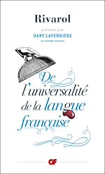 Télécharger le livre :  De l'universalité de la langue française