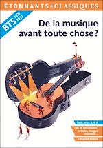 Télécharger le livre :  De la musique avant toute chose ?