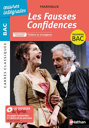Téléchargez le livre :  Les Fausses Confidences de Marivaux - BAC Français 1re - Parcours associé : Théâtre et stratagème - édition intégrale - Carrés Classiques Oeuvres Intégrales