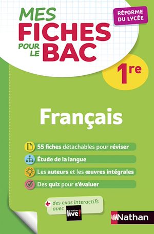 Téléchargez le livre :  EPUB-Mes fiches ABC pour le BAC Français 1re
