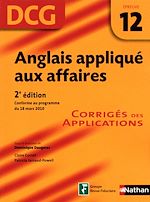 Download this eBook Anglais appliqué aux affaires  - épreuve 12- DCG corrigés Format : ePub 2 DCG