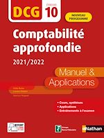 Télécharger le livre :  DCG 10 Comptabilité approfondie - Manuels et applications 2021/2022