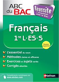 Téléchargez le livre :  ABC du BAC Réussite Français 1re L.ES.S