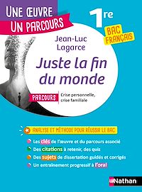 Téléchargez le livre :  Analyse et étude de l'oeuvre-Juste la fin du Monde de Lagarce - Réussir son BAC Français 1re - Parcours associé Crise personnelle, crise familiale - Une oeuvre, un parcours