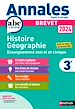 Télécharger le livre :  Annales ABC du Brevet 2024 - Histoire-Géographie-EMC 3e - Sujets et corrigés + fiches de révisions - EPUB