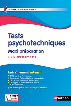 Téléchargez le livre :  Tests psychotechniques - Maxi préparation - EPUB