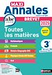 Télécharger le livre :  Maxi-Annales ABC du Brevet 2025 - Toutes les matières 3e : Maths - Français - Histoire-Géographie EMC (Enseignement Moral et Civique) - Physique-Chimie - SVT - Techno - Oral - Sujets corrigés - EPUB