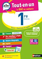 Télécharger le livre :  ABC Tout en un 1re - Toutes les matières du tronc commun Première 2024-2025 - Français, Enseignement scientifique, Histoire-Géographie, Anglais, Espagnol - EPUB