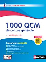 Télécharger le livre :  1 000 QCM de culture générale 2025/2026 - Concours de catégories A, B et C - EPUB