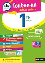 Télécharger le livre :  ABC Tout en un 1re - Toutes les matières du tronc commun Première 2025-2026 - Français, Enseignement scientifique, Histoire-Géographie, Anglais, Espagnol - EPUB