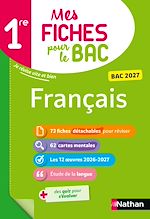 Download this eBook Français 1re - Mes fiches pour le BAC Première - BAC 2027